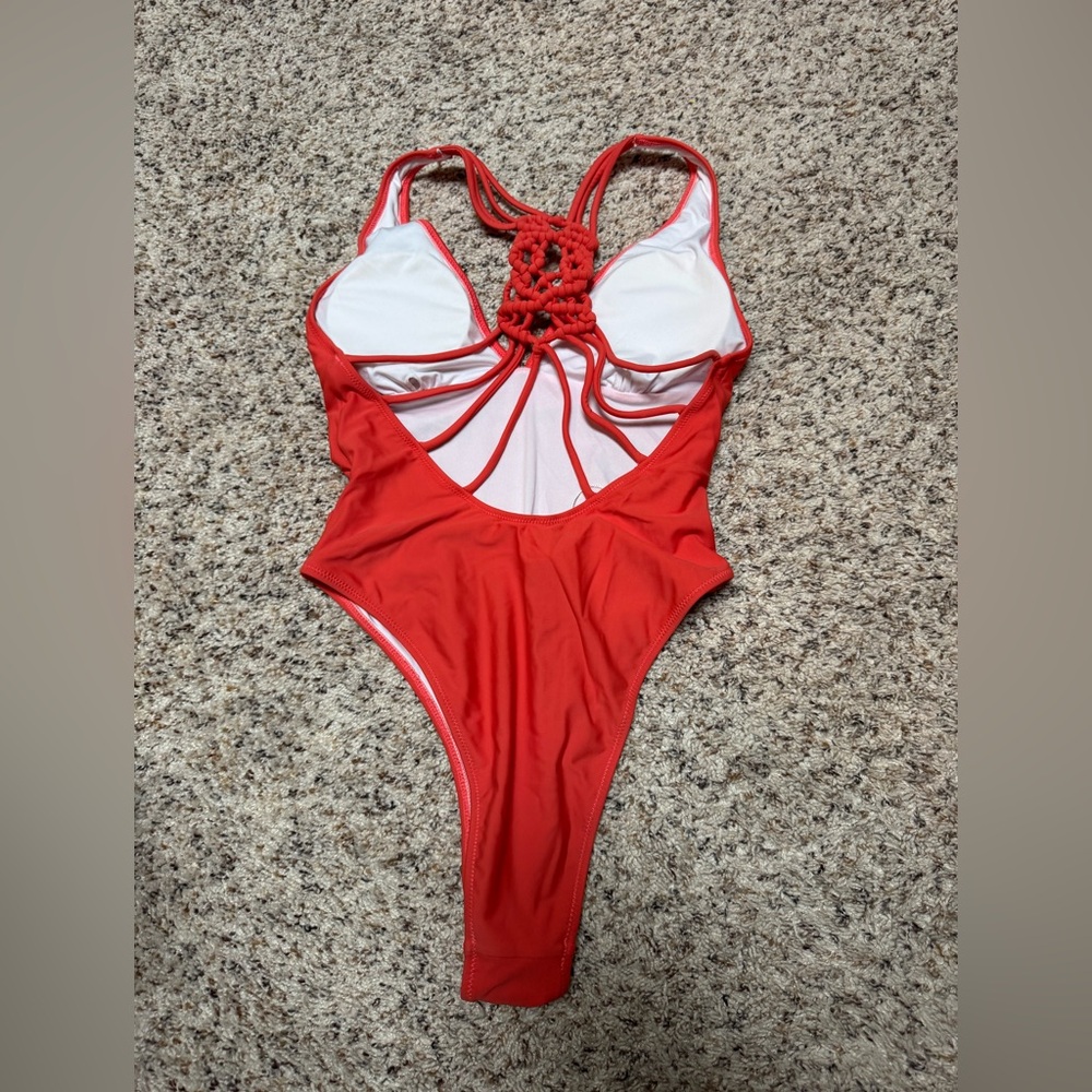 Cupshe Orange One Piece Swimsuit